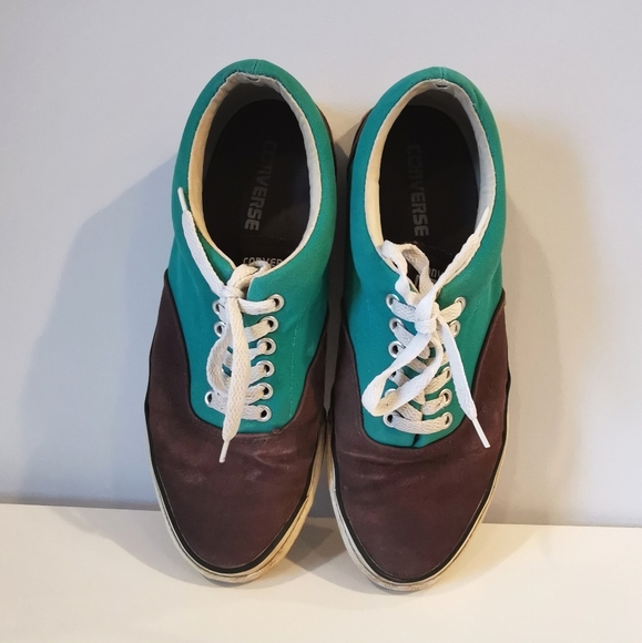 Converse canvas skateboard shoes black green - Picture 4 of 5